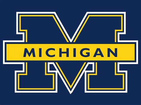 University of Michigan football sign.